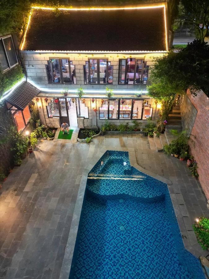Camellia Eco Home &Tra My Restaurant 宁平 外观 照片