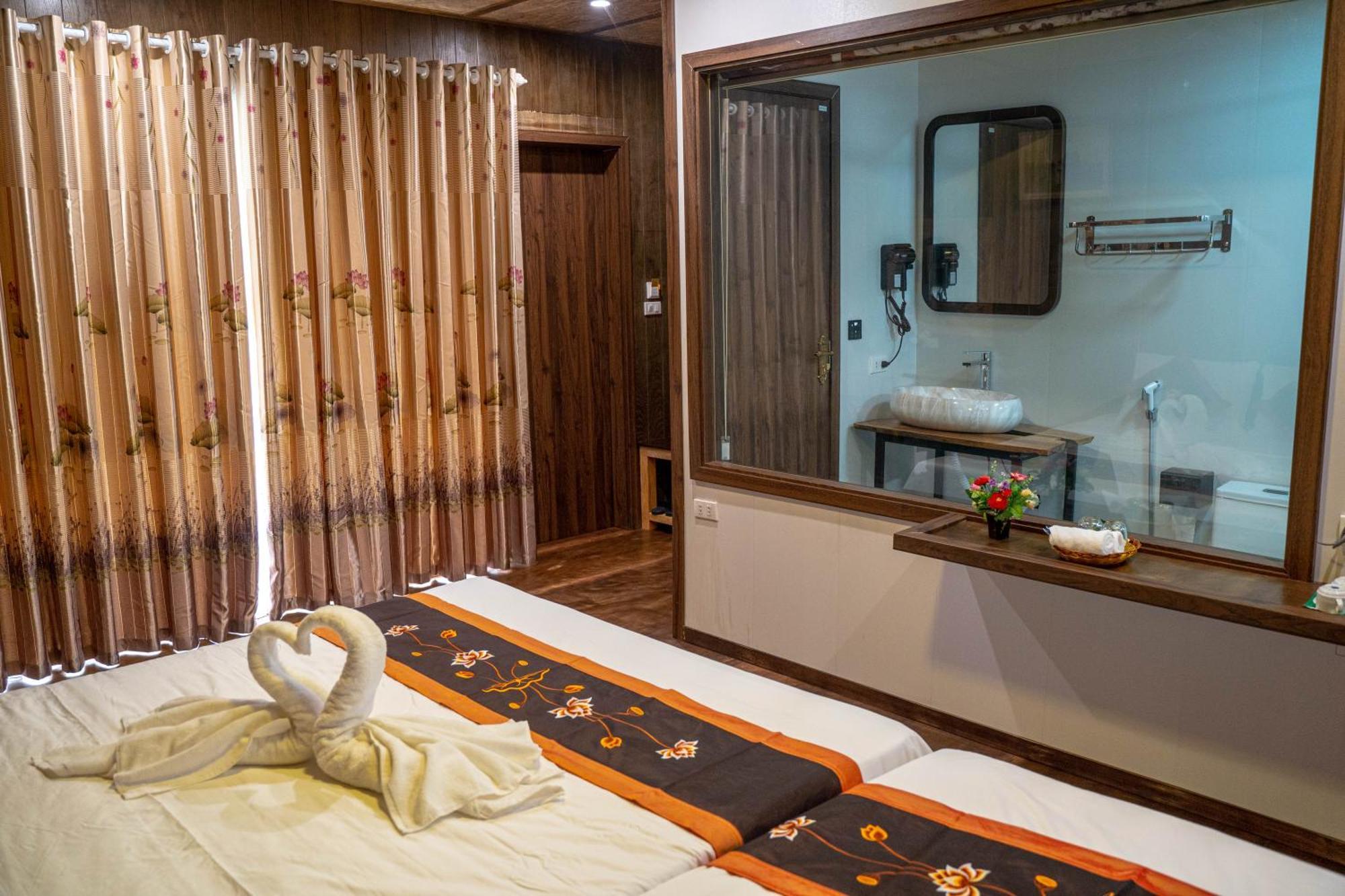Camellia Eco Home &Tra My Restaurant 宁平 外观 照片